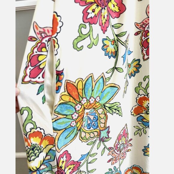 Cato Women's Multicolor Polyester Lined Sleeveless Summer Maxi Dress Sz 26W/28W - Picture 11 of 16